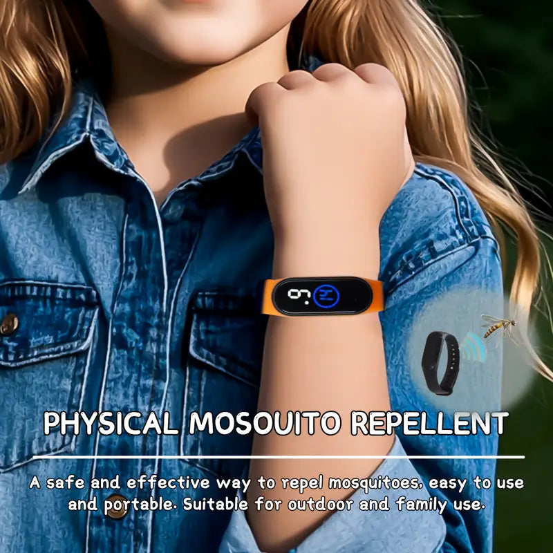 Family Pack Mosquito Repellent Wristband  ( Pack Of 4)