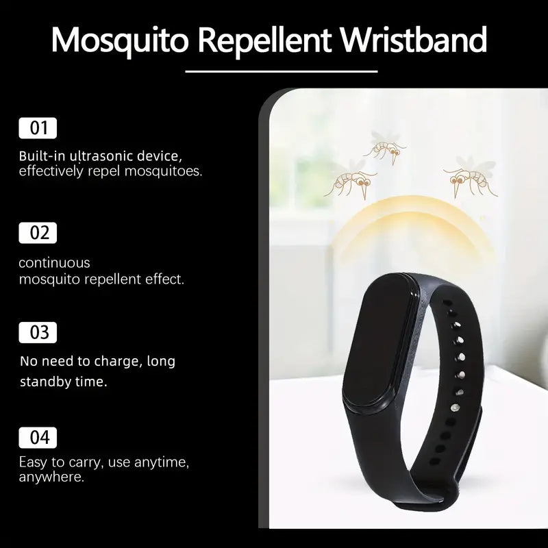 Family Pack Mosquito Repellent Wristband  ( Pack Of 4)