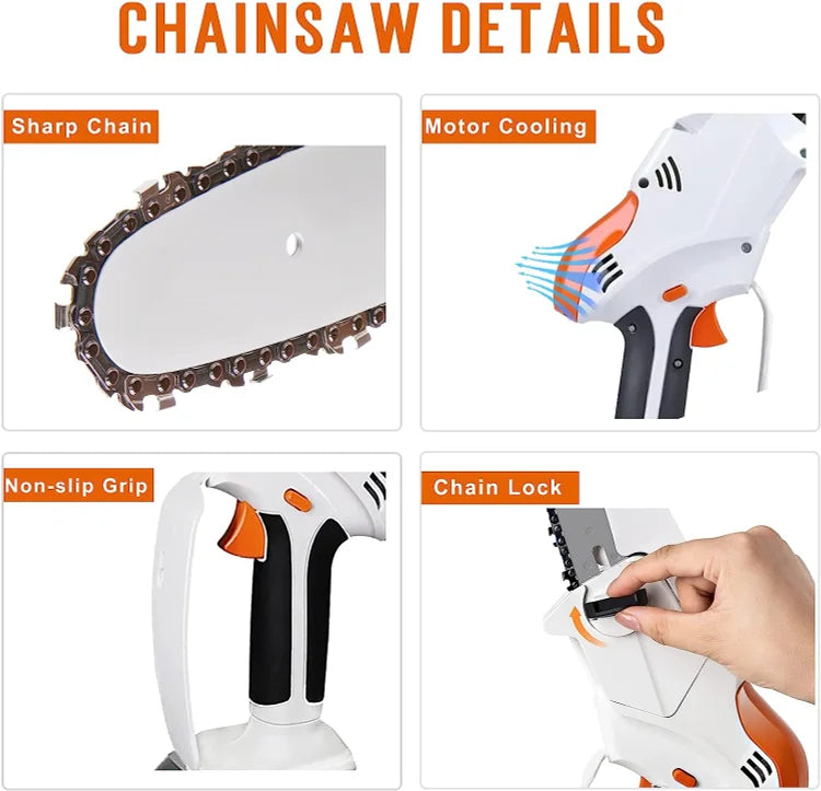 🪚60% off 🪚mini chainsaw cordless 6 inch