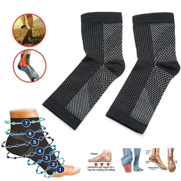 Orthopedic Neuro Socks - Pain/Swelling Healing Socks (Buy 1 Get 1 Pair Free) -  (4.9 ⭐⭐⭐⭐⭐ 16,320 REVIEWS)