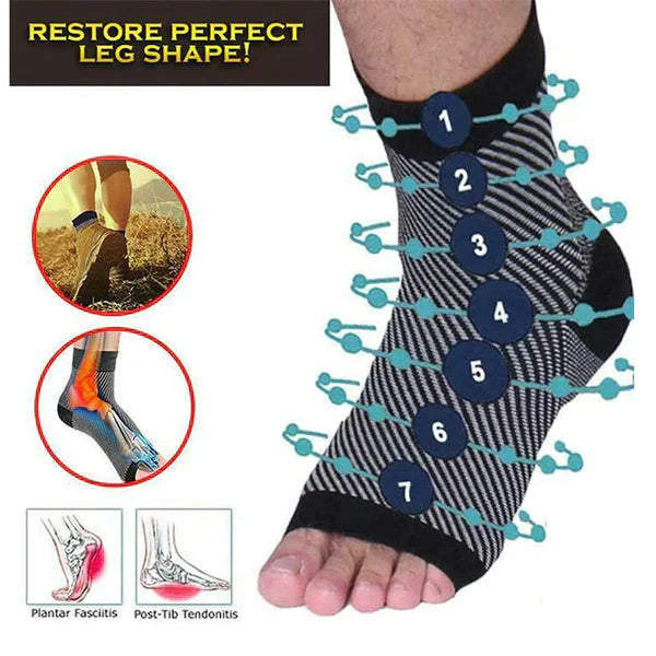 Orthopedic Neuro Socks - Pain/Swelling Healing Socks (Buy 1 Get 1 Pair Free) -  (4.9 ⭐⭐⭐⭐⭐ 16,320 REVIEWS)