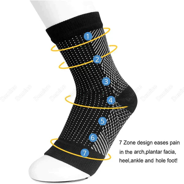 Orthopedic Neuro Socks - Pain/Swelling Healing Socks (Buy 1 Get 1 Pair Free) -  (4.9 ⭐⭐⭐⭐⭐ 16,320 REVIEWS)