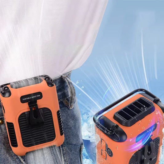 🌞2025 Summer Must-Haves🌪️Multi-function Clip-on Portable Mini Fan With Power Bank